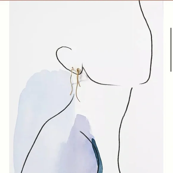 NWT set of 2 fine line earrings - Picture 3 of 5